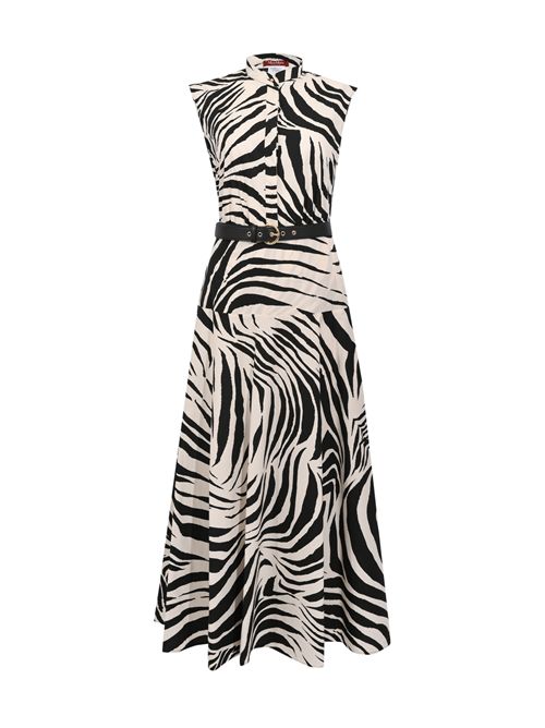 Abito chemisier MSTWEST in popeline stampato MAX MARA STUDIO | 2616221142600001